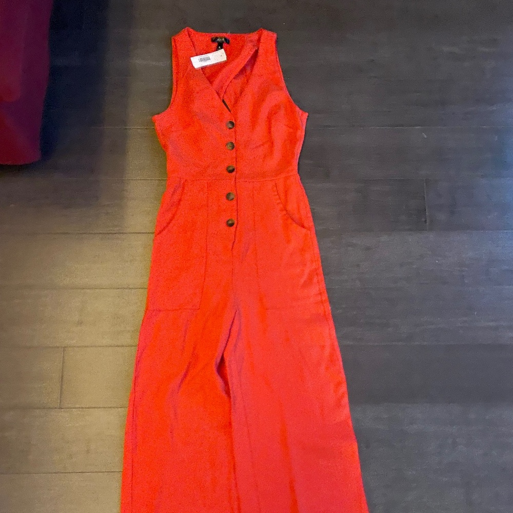 Red Jumper suit